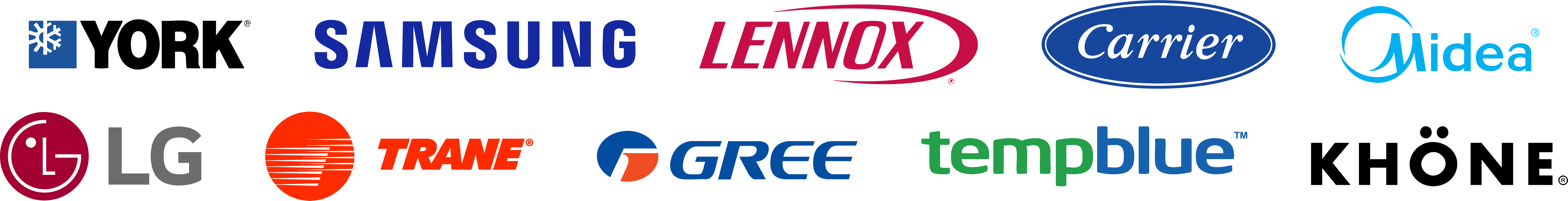 marcas reconocidas en el rubro HVAC/R