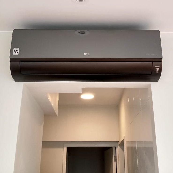 Servicio completo de instalación de aire acondicionado Split con tuberías ocultas