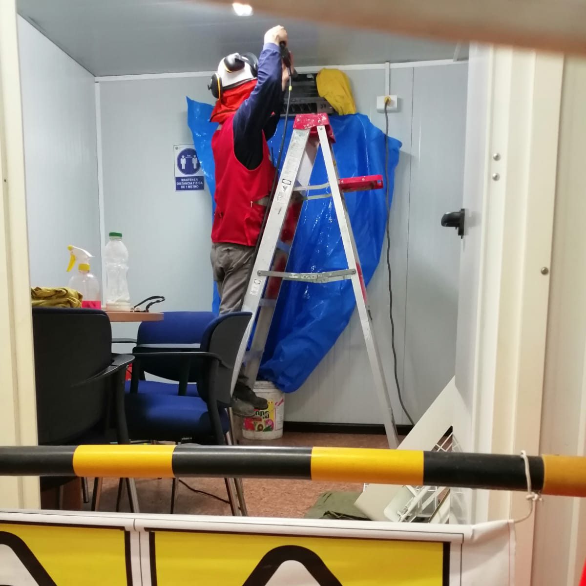 servicio de mantenimiento de aire acondicionado