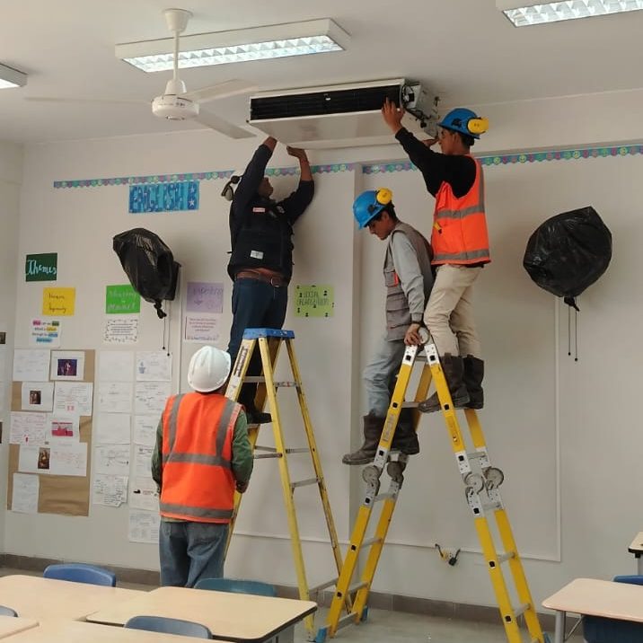 instalación de aire acondicionado